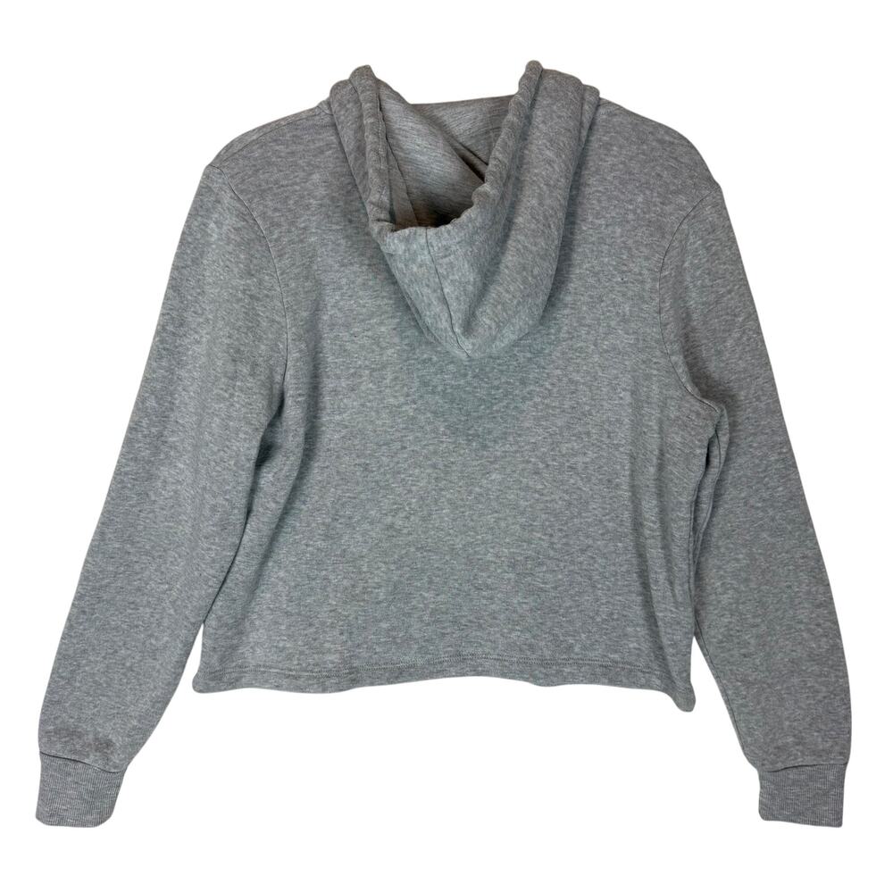 Dickies Hoodie Women Medium Gray Graphic Fleece Lined Long Sleeve Drawstring - Picture 2 of 12